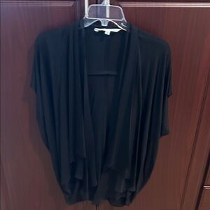 Trina Turk Black Open Front Cardigan